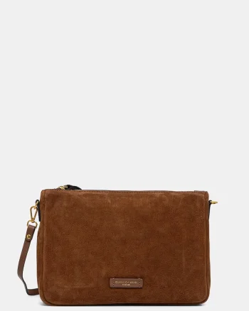 Gianni Chiarini geantă crossbody pentru femei din piele întoarsă NORA POUCH