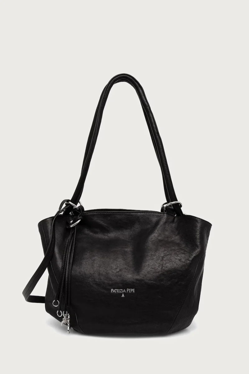Patrizia Pepe tote bag pentru femei din piele