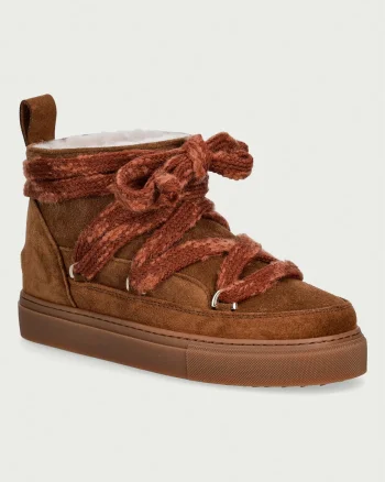 Inuikii Suede Knot cizme de zăpadă pentru femei din piele întoarsă