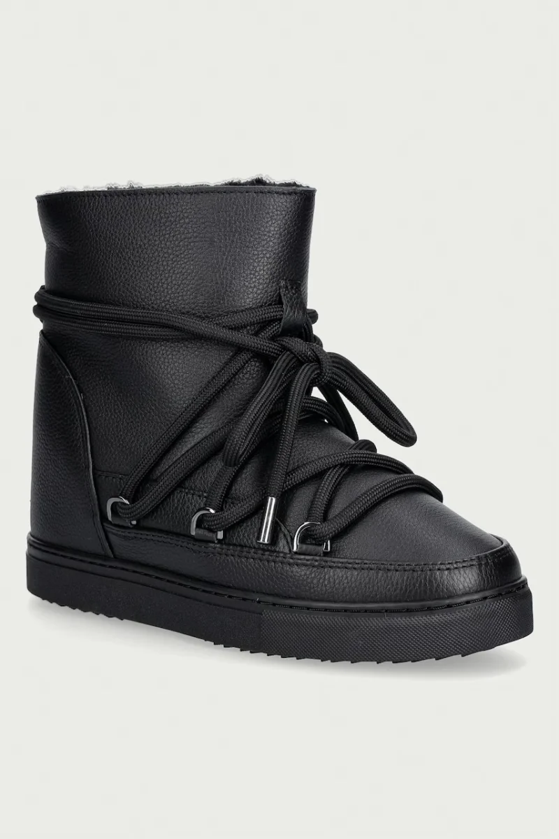 Inuikii Full Leather Wedge cizme de zăpadă pentru femei din piele