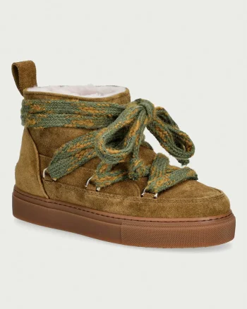 Inuikii Suede Knot cizme de zăpadă pentru femei din piele întoarsă
