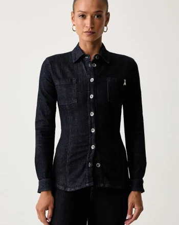 Patrizia Pepe cămașă pentru femei din denim