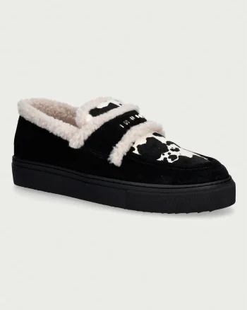 Inuikii mocasini pentru femei din piele Shearling Print