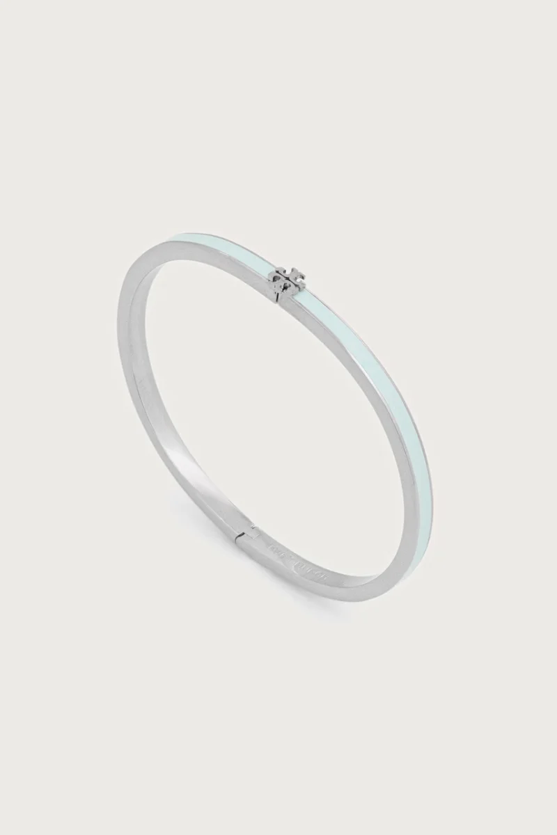 Tory Burch brățară pentru femei din alamă emailată Thin Icon