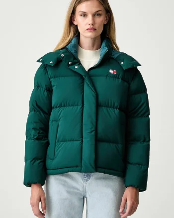 Tommy Jeans geacă cu puf pentru femei