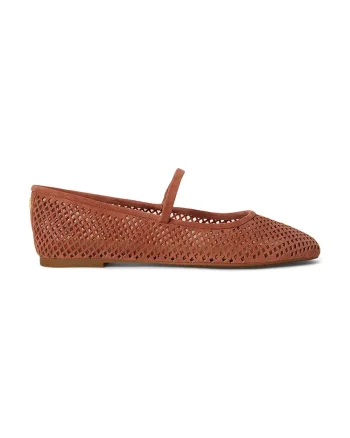 Lauren Ralph Lauren balerini din piele întoarsă Jayna Mj