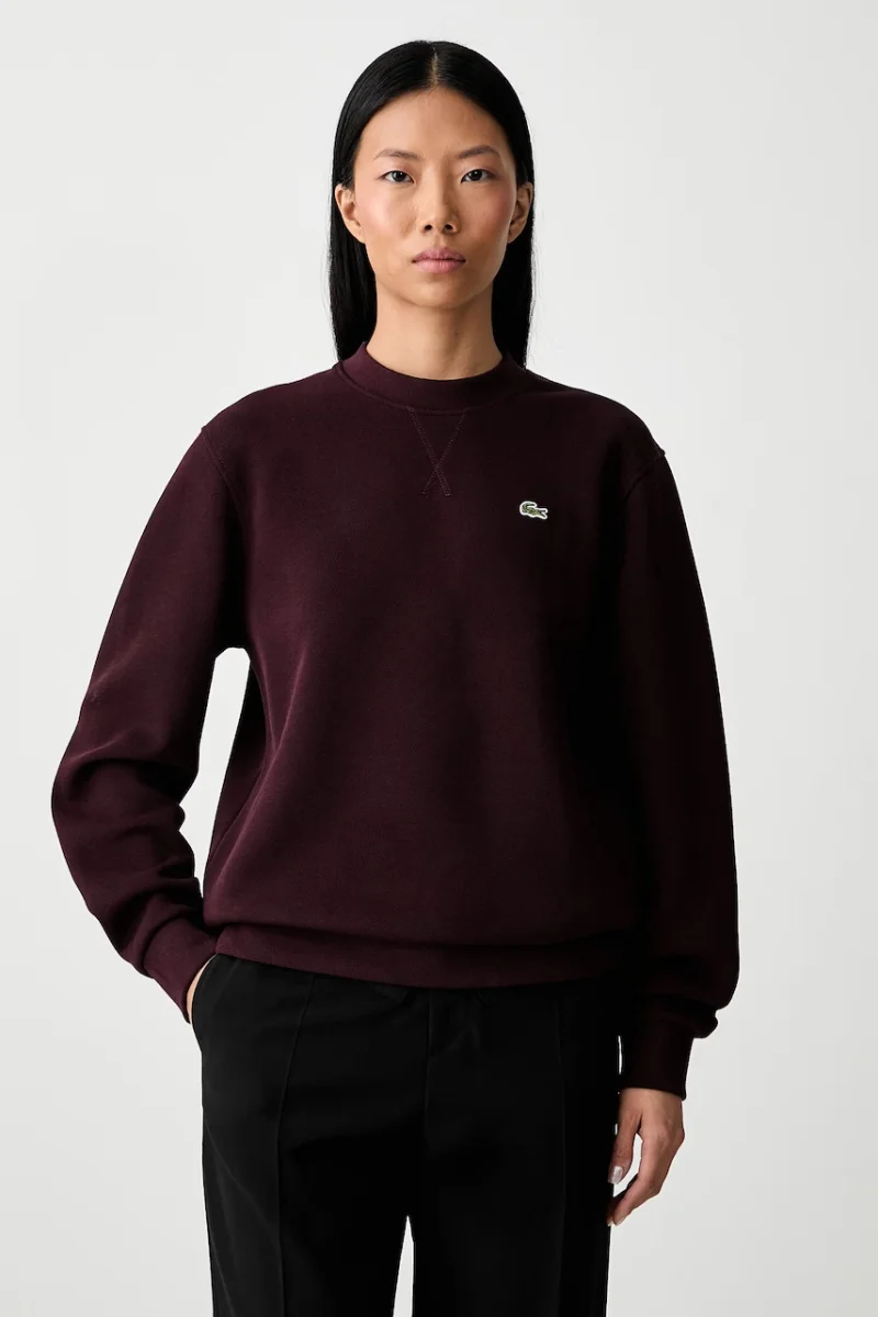 Lacoste hanorac pentru femei cu bumbac
