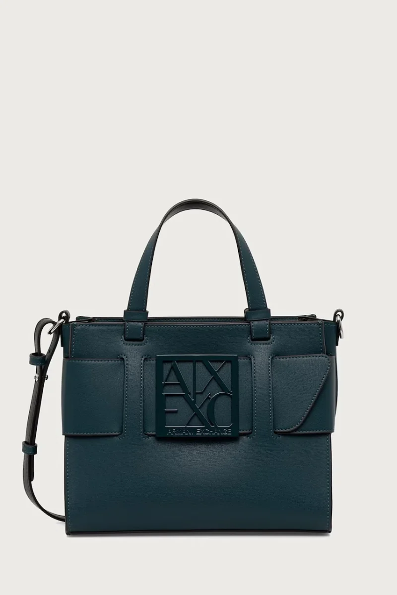 Armani Exchange geantă pentru femei cu imitație de piele