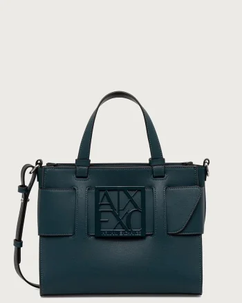 Armani Exchange geantă pentru femei cu imitație de piele