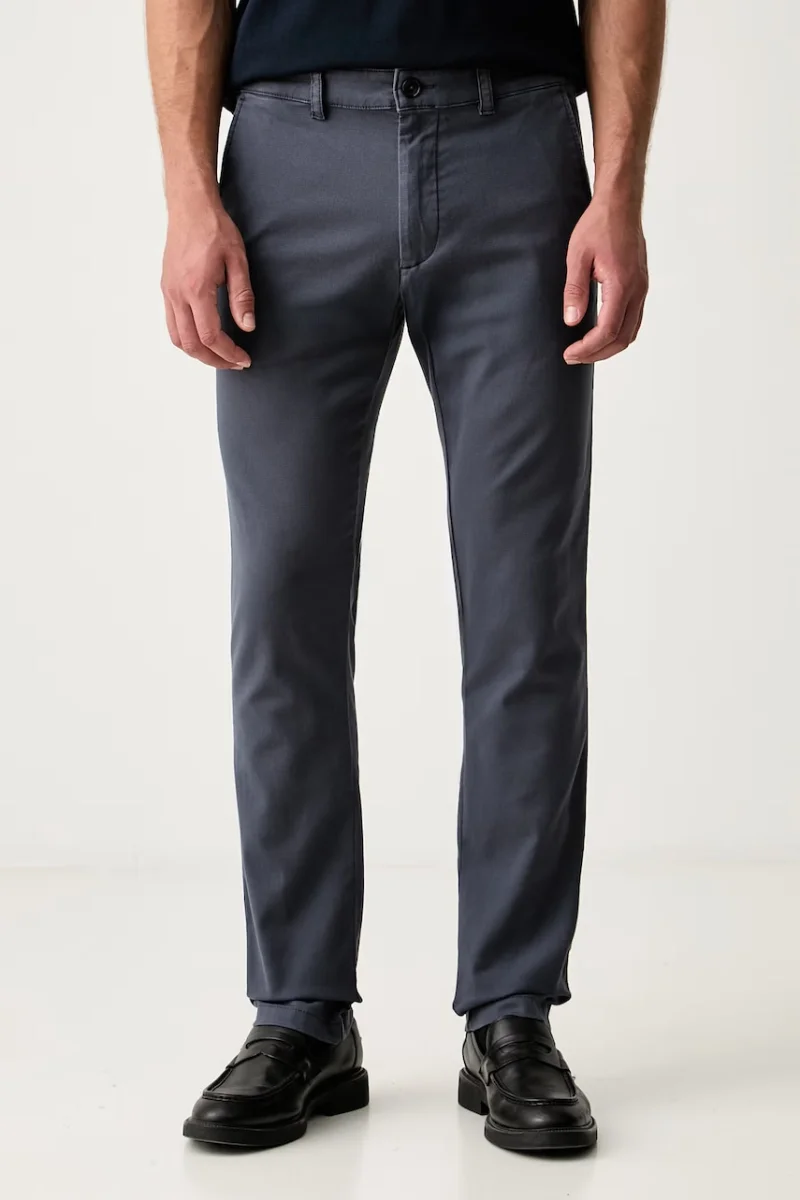 BOSS Orange pantaloni chinos pentru bărbați din bumbac cu elastan Chino-Slim-2