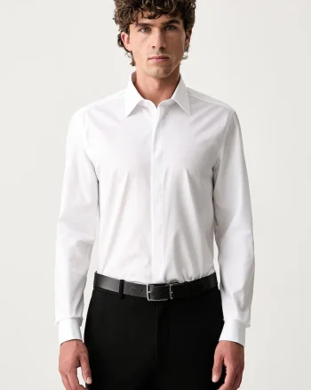 BOSS cămașă pentru bărbați din bumbac H-HANK-TUX1-B1-C-263