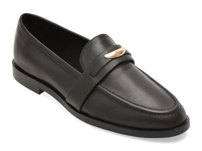 Mocasini ALDO negri, 14403474, din piele naturala