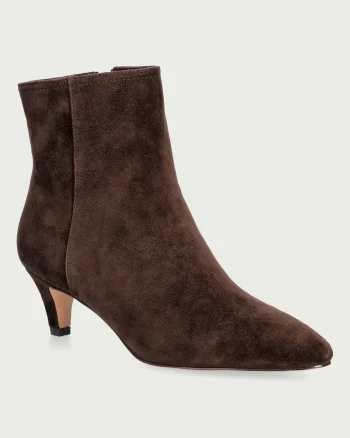 Twinset botine pentru femei din piele întoarsă