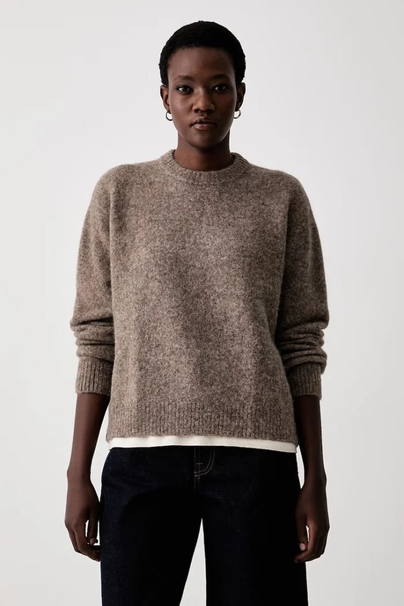 A.P.C. pulover pentru femei cu lână pull candice