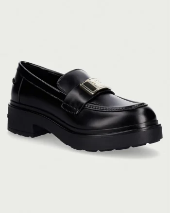 Armani Exchange mocasini pentru femei din piele