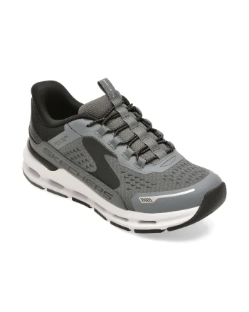 Pantofi sport SKECHERS gri, 404203L, din material textil