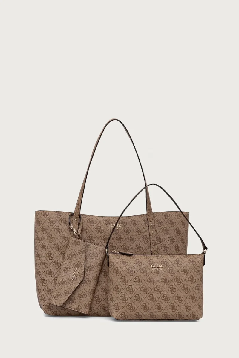 Guess geantă shopper pentru femei cu imitație de piele BRENTON