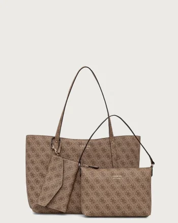 Guess geantă shopper pentru femei cu imitație de piele BRENTON