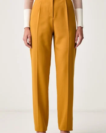 Elisabetta Franchi pantaloni pentru femei cu lână