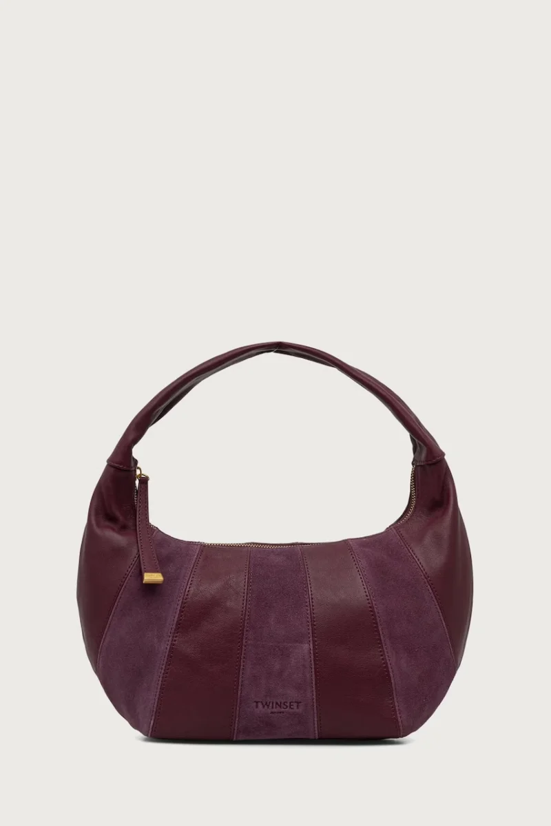 Twinset hobo bag pentru femei din piele
