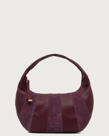 Twinset hobo bag pentru femei din piele