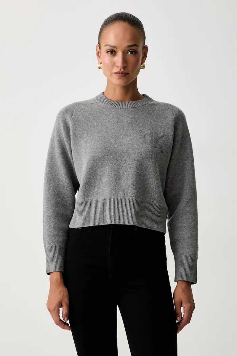 Calvin Klein Jeans pulover pentru femei cu amestec de lână