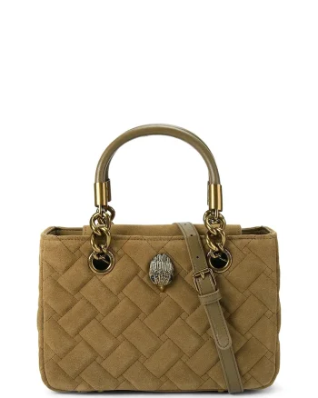 Kurt Geiger London geantă crossbody pentru femei din piele întoarsă KENSINGTON