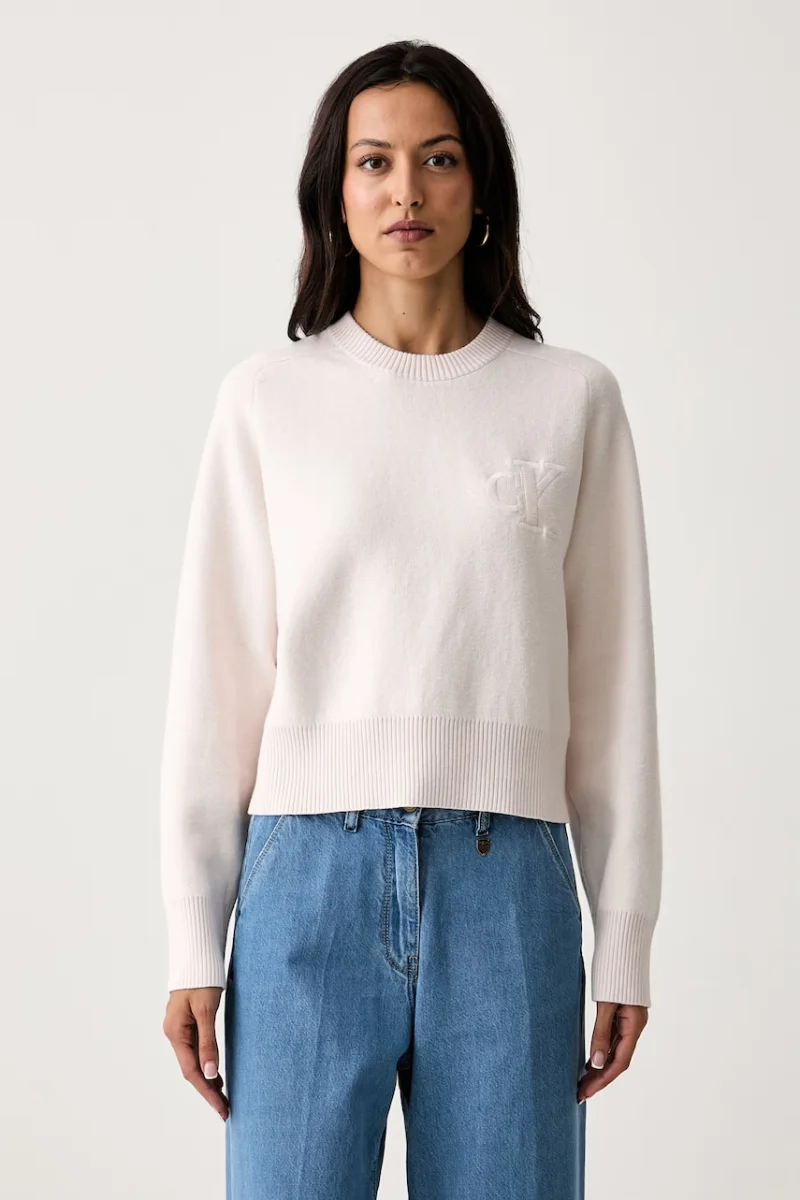 Calvin Klein Jeans pulover pentru femei cu amestec de lână