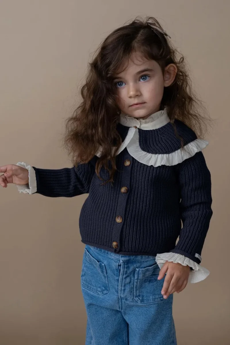 Donsje cardigan pentru copii din bumbac Zoila Cardigan