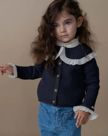 Donsje cardigan pentru copii din bumbac Zoila Cardigan