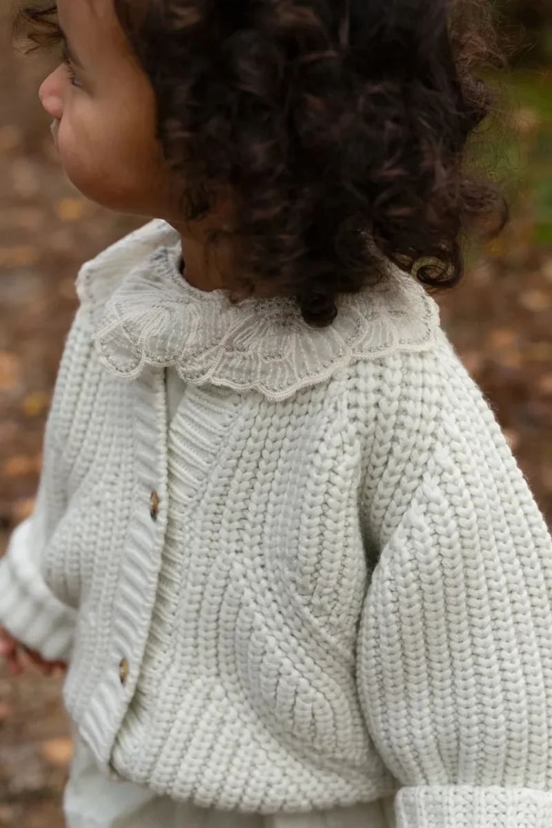 Donsje cardigan pentru copii cu amestec de lână Rikkie Cardigan