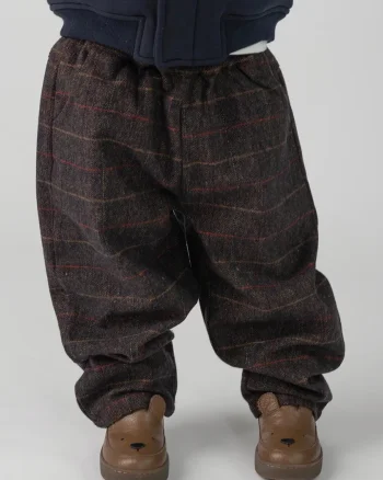 Donsje pantaloni slouchy pentru copii cu lână Elias Trousers