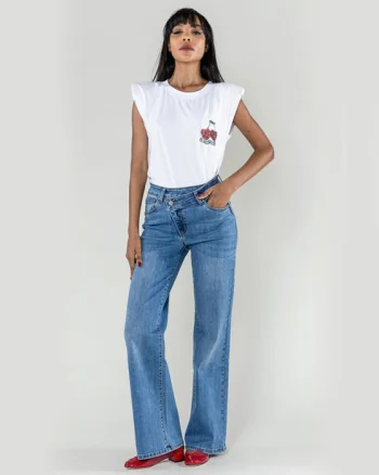 Blugi Evazati Nina Carter Albastru P625-5 M7