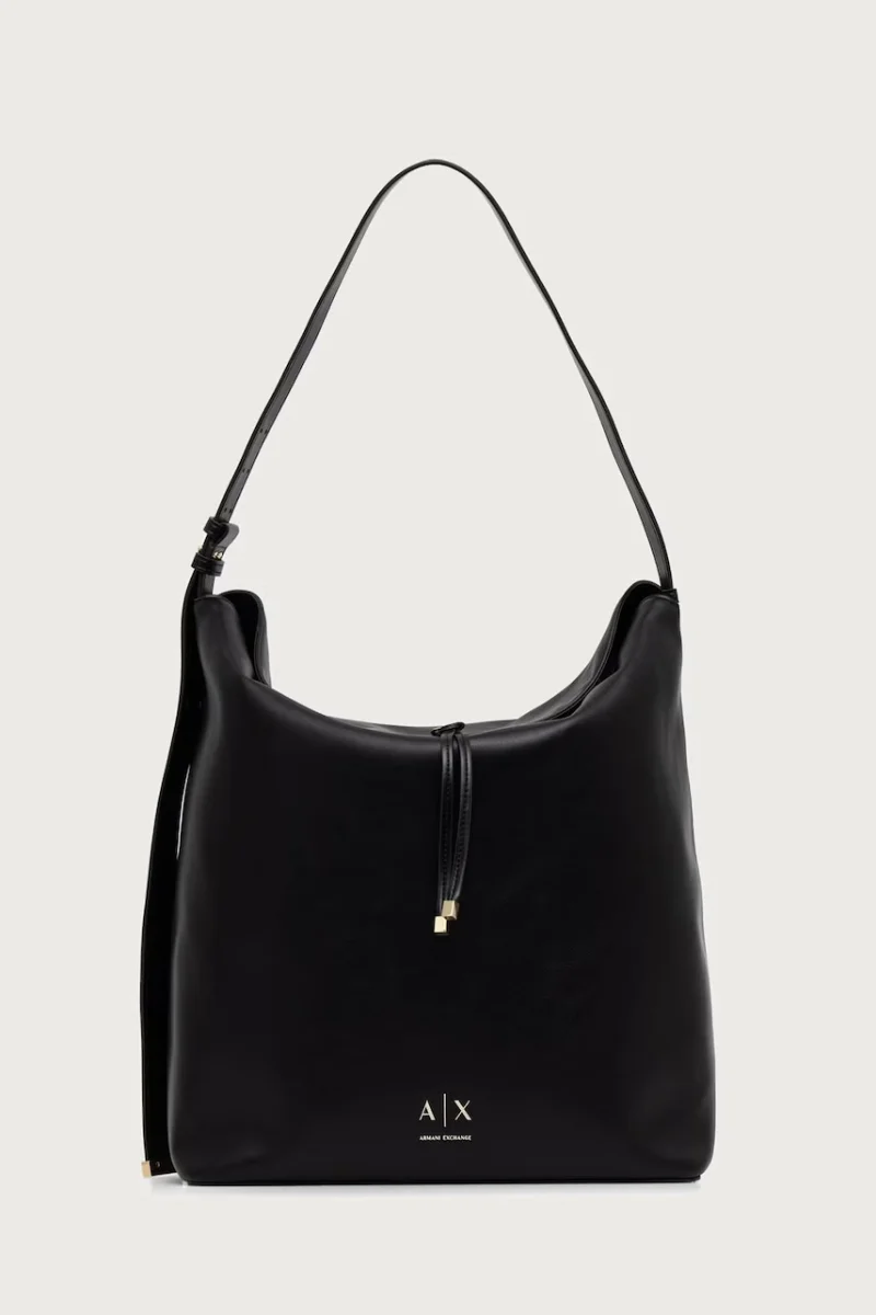 Armani Exchange geantă hobo de damă cu imitație de piele