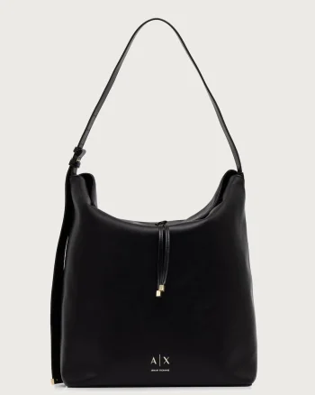 Armani Exchange geantă hobo de damă cu imitație de piele