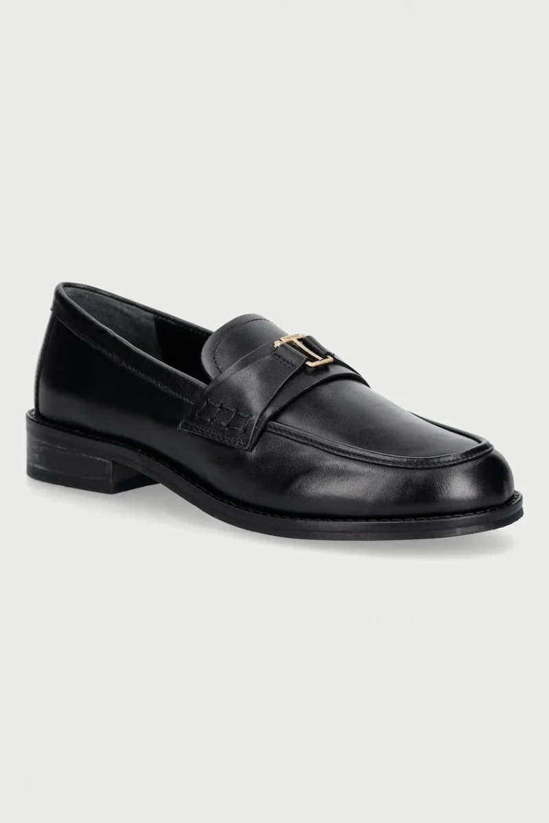 Twinset loafers slip-on pentru femei din piele