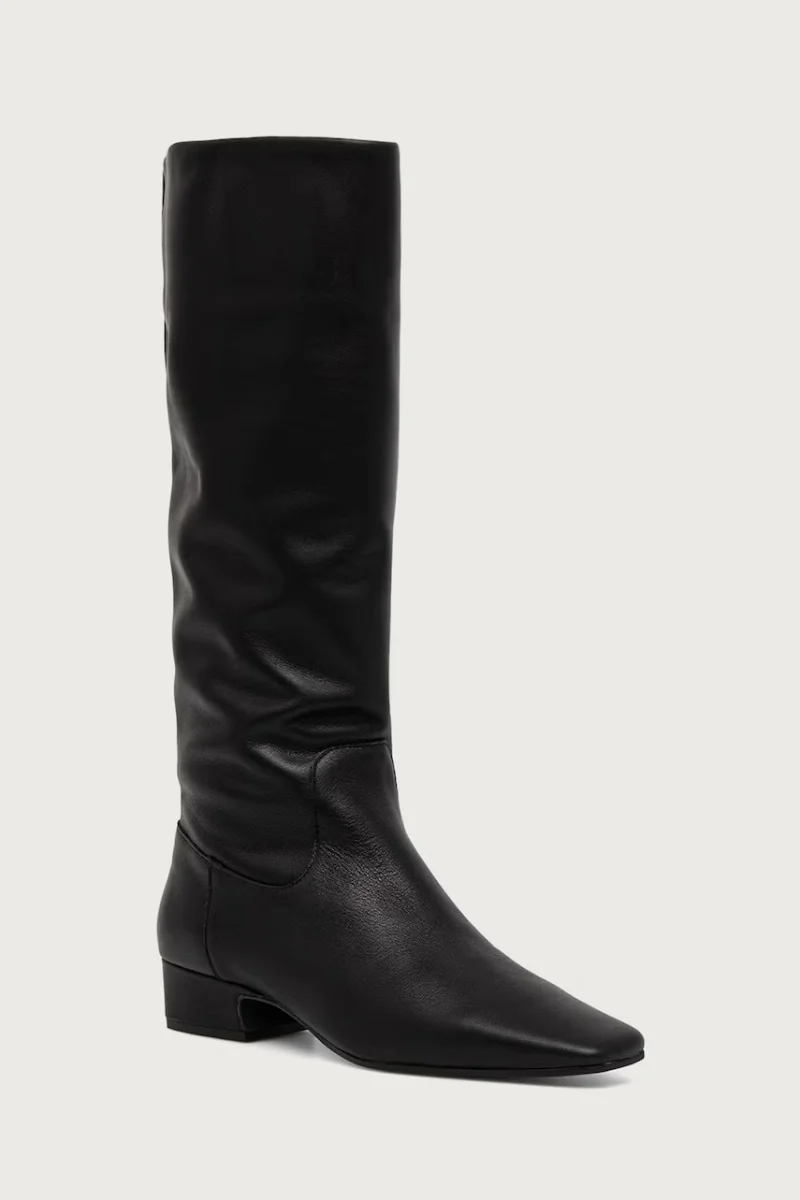 Steve Madden cizme pentru femei din piele Gwyneth
