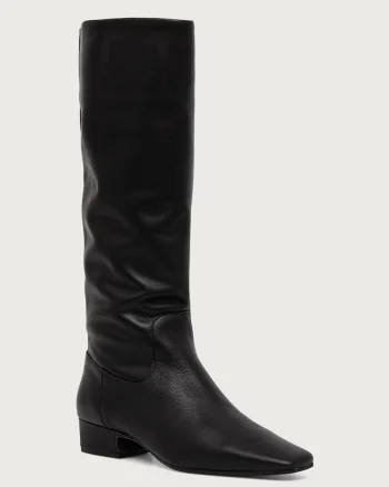 Steve Madden cizme pentru femei din piele Gwyneth
