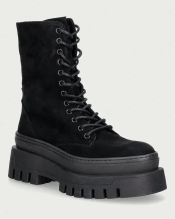 Steve Madden bocanci cu platformă pentru femei din piele întoarsă Coast