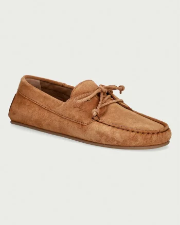 BOSS Orange mocasini pentru femei din piele întoarsă Fosca