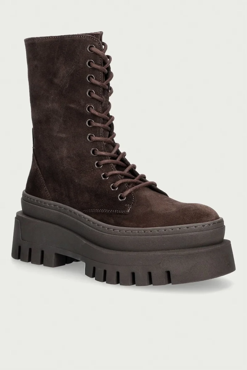 Steve Madden botine cu platformă pentru femei din piele întoarsă Coast
