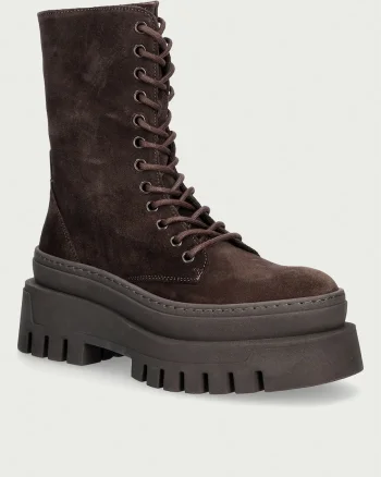 Steve Madden botine cu platformă pentru femei din piele întoarsă Coast