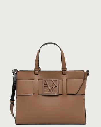 Armani Exchange geantă pentru femei cu imitație de piele