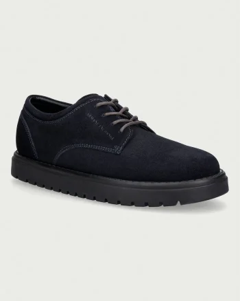 Armani Exchange pantofi pentru bărbați din piele întoarsă
