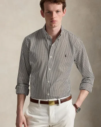Polo Ralph Lauren cămașă pentru bărbați din bumbac cu elastan
