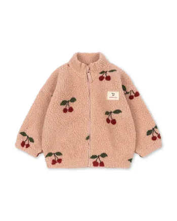 Konges Sløjd jachetă pentru copii din polar JODY TEDDY JACKET GRS