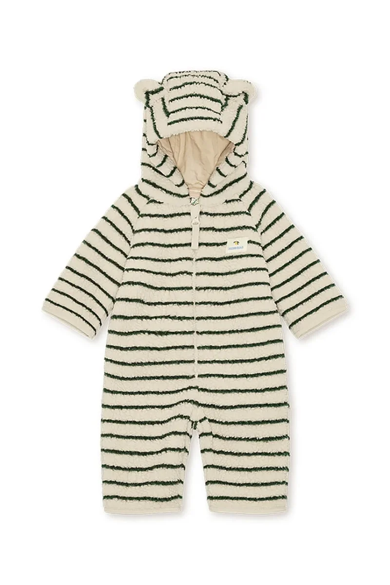 Konges Sløjd salopetă pentru copii din polar JODY TEDDY ONESIE GRS