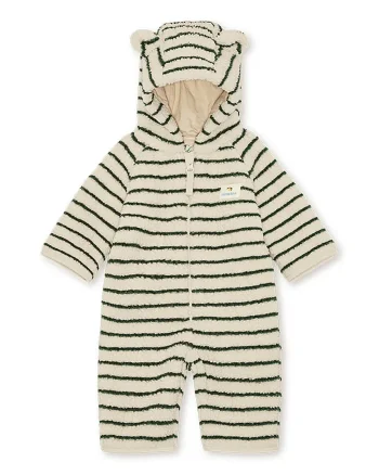 Konges Sløjd salopetă pentru copii din polar JODY TEDDY ONESIE GRS