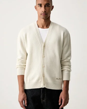 A.P.C. cardigan pentru bărbați din lână kevin