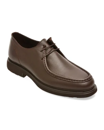 Mocasini OTTER maro, E4042, din piele naturala
